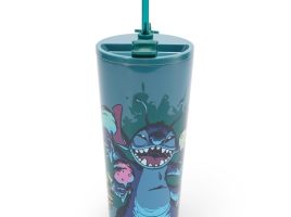 Stitch Stainless Steel Water Bottle with Straw – Lilo & Stitch now out for purchase