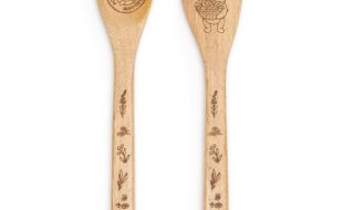 Winnie the Pooh Wooden Salad Spoon Set is now available for purchase