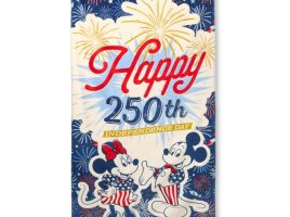 Mickey and Minnie Mouse Americana Beach Towel now available