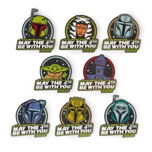 Star Wars Day ''May the 4th Be With You'' 2026 Mystery Pin Blind Pack - 2-Pc. - Star Wars The Mandalorian - Limited Release