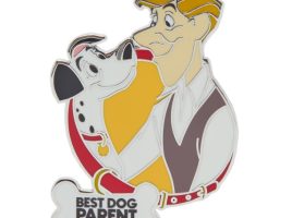 Pongo and Roger Radcliffe ”Best Dog Parent” Pin – 101 Dalmatians can now be purchased online