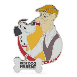 Pongo and Roger Radcliffe ''Best Dog Parent'' Pin - 101 Dalmatians