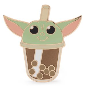 Grogu Boba Tea Pin - Star Wars The Mandalorian