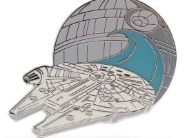 Millennium Falcon and Death Star Pin – Star Wars A New Hope now available online