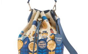 ”it’s a small world” 60th Anniversary Bucket Bag available online