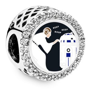 Princess Leia and R2-D2 Charm by Pandora - Star Wars