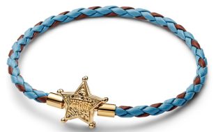 Woody ”Sheriff” Badge Leather Bracelet by Pandora – Toy Story can now be purchased online