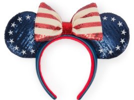 Minnie Mouse Americana Sequined Ear Headband – Buy Online Now