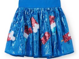 Mickey Mouse Ice Cream Bar Americana Sequined Skirt for Girls is now available online