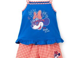 Minnie Mouse Americana Tank Top and Shorts Set for Girls is now out