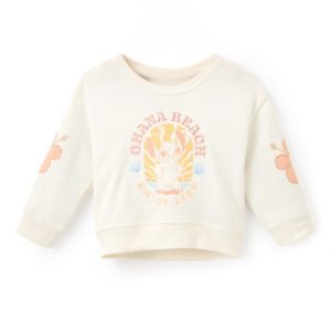 Stitch Surf Pullover Sweatshirt for Girls - Lilo & Stitch