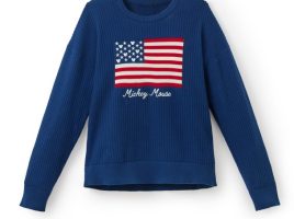 Mickey Mouse Americana Pullover Sweater for Women has hit the shelves