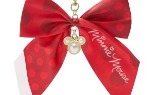 Minnie Mouse Bow Bag Charm available online for purchase