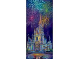 Mickey and Minnie Mouse ”Magic in the Sky” Gallery Wrapped Canvas by Denyse Klette – Limited Edition is now available for purchase
