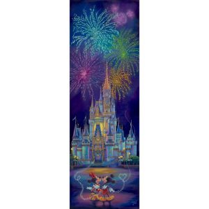 Mickey and Minnie Mouse ''Magic in the Sky'' Gallery Wrapped Canvas by Denyse Klette - Signed Limited Edition