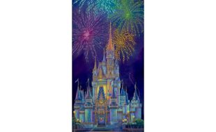 Mickey and Minnie Mouse ”Magic in the Sky” Gallery Wrapped Canvas by Denyse Klette – Signed Limited Edition now out for purchase