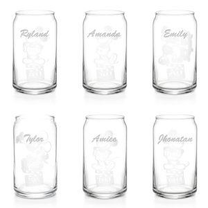 Mickey Mouse Thru the Ears Can-Style Glass Set by Arribas