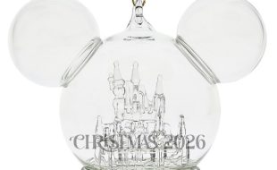 Fantasyland Castle Mickey Icon Glass Ball Ornament by Arribas – Personalized is available online for purchase