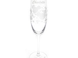 Mickey Mouse Icon Bubbles Glass Flute by Arribas – Walt Disney World – Personalized – Buy Online Now
