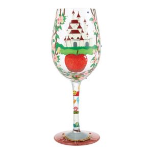 Snow White ''Life is a Fairytale'' Stemmed Glass by Lolita
