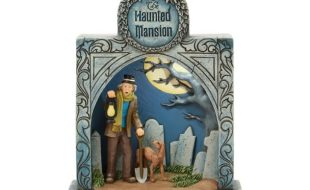 Caretaker and Dog ”Ghostly Graveyard Guardian” Light-Up and Sound Figure by Jim Shore – The Haunted Mansion available online