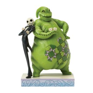Jack Skellington and Oogie Boogie ''One More Roll'' Figure by Jim Shore - The Nightmare Before Christmas