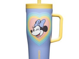 Minnie Mouse Stainless Steel 20 oz. Cruiser Cup with Straw by Corkcicle is now available