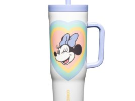 Minnie Mouse Stainless Steel 40 oz. Cruiser Cup with Straw by Corkcicle available online for purchase