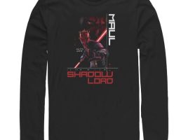 Maul Long Sleeve T-Shirt for Adults – Star Wars Maul – Shadow Lord has hit the shelves