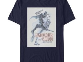 Star Wars The Mandalorian and Grogu ”Bounty Hunters” T-Shirt for Adults has hit the shelves