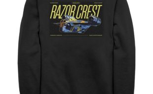 Razor Crest Pullover Sweatshirt for Adults – Star Wars: The Mandalorian and Grogu can now be purchased online
