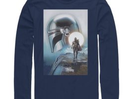 Din Djarin Long Sleeve T-Shirt for Adults – Star Wars The Mandalorian and Grogu now out for purchase