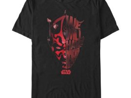 Darth Maul Face T-Shirt for Adults – Star Wars – Exclusive now out