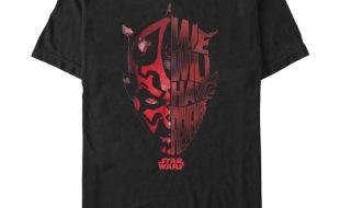 Darth Maul Face T-Shirt for Adults – Star Wars – Exclusive now out