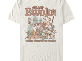 Wicket and Kneesaa ”Camp Ewoks” T-Shirt for Adults – Star Wars Ewoks – Exclusive has hit the shelves