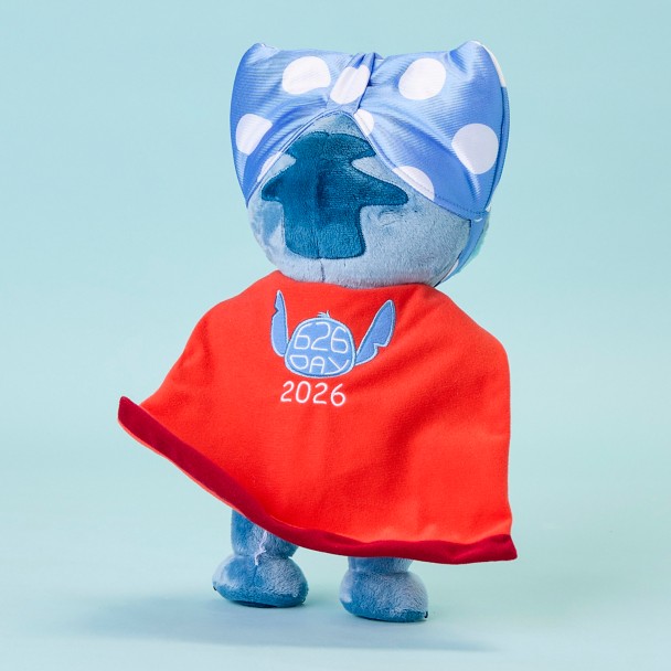 Super Hero Stitch Plush - Stitch 626 Day 2026 - Lilo & Stitch - 14''