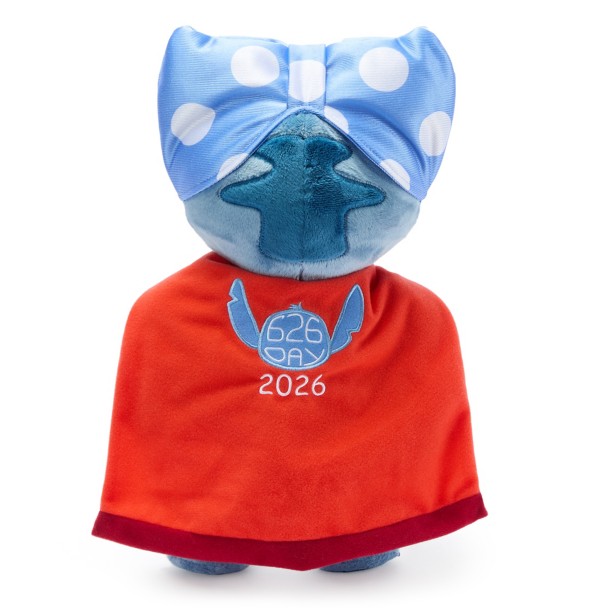 Super Hero Stitch Plush - Stitch 626 Day 2026 - Lilo & Stitch - 14''
