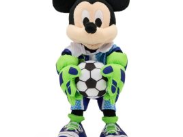 Mickey Mouse Soccer Plush – Mini Bean Bag 9” – Disney Store Europe is available online for purchase