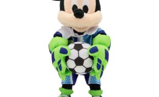 Mickey Mouse Soccer Plush – Mini Bean Bag 9” – Disney Store Europe is available online for purchase