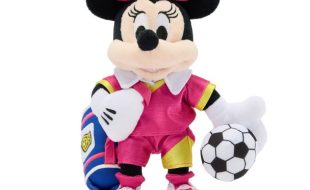 Minnie Mouse Soccer Plush – Mini Bean Bag 9 1/2” – Disney Store Europe is now available for purchase