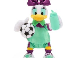 Daisy Duck Soccer Plush – Mini Bean Bag 9” – Disney Store Europe available online