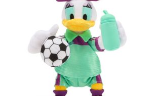 Daisy Duck Soccer Plush – Mini Bean Bag 9” – Disney Store Europe available online