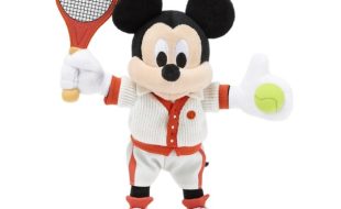 Mickey Mouse Tennis Plush – Mini Bean Bag 9” – Disney Store Europe