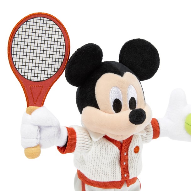 Mickey Mouse Tennis Plush - Mini Bean Bag 9'' - Disney Store Europe