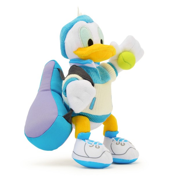 Donald Duck Tennis Plush - Mini Bean Bag 8'' - Disney Store Europe
