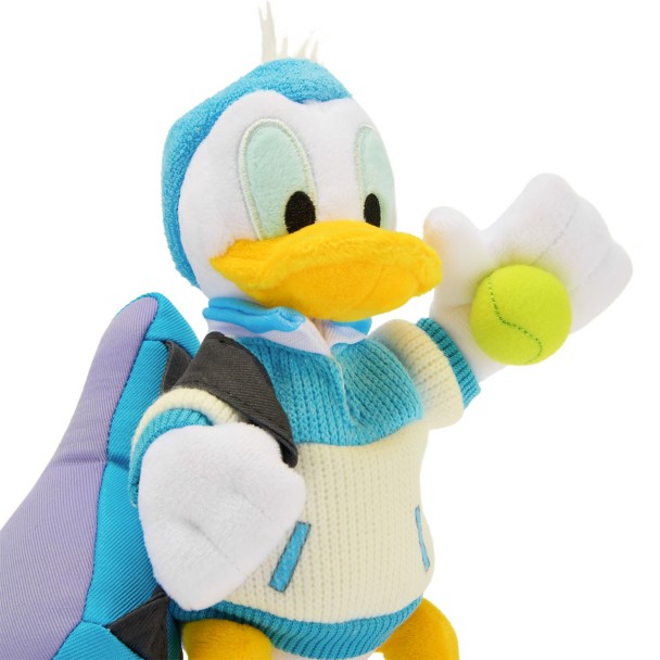 Donald Duck Tennis Plush - Mini Bean Bag 8'' - Disney Store Europe