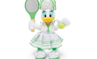 Daisy Duck Tennis Plush – Mini Bean Bag 9” – Disney Store Europe