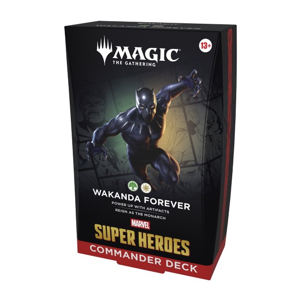 Marvel Super Heroes Magic The Gathering Collectible Card Game - Commander Deck Bundle