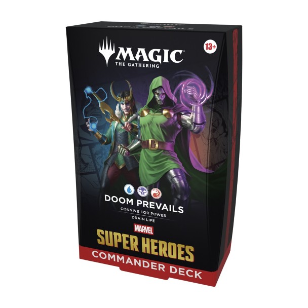 Marvel Super Heroes Magic The Gathering Collectible Card Game - Commander Deck Bundle