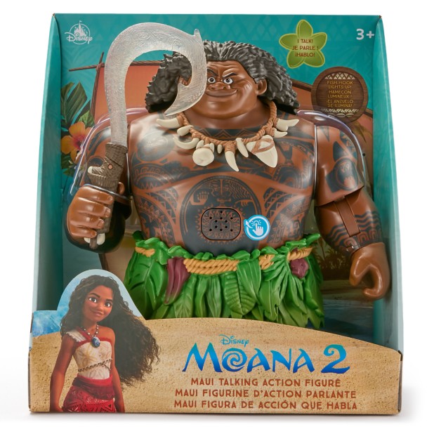 Maui Talking Action Figure - Moana 2 - 11 1/2''